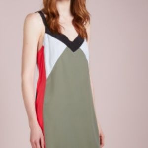 Equipment ROBBI SLIP DRESS - Day dress - olive